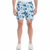 Original Penguin Performance Layered Print Tennis Shorts In Bright White