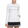 Original Penguin Women's Tennis Track Jacket In Bright White