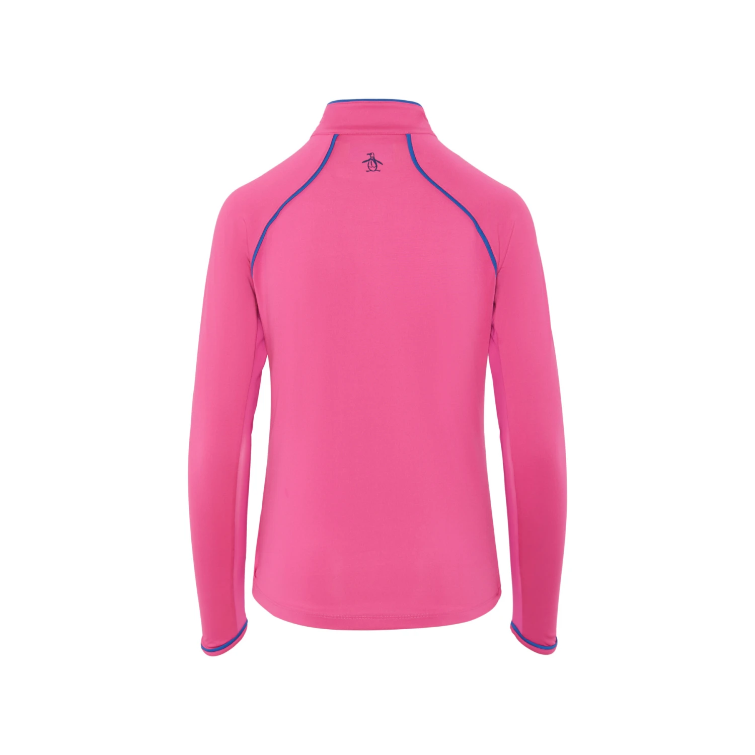 Original Penguin Women's Solid Long Sleeve Tennis Shirt With Sun Protection In Cheeky Pink - Image 5