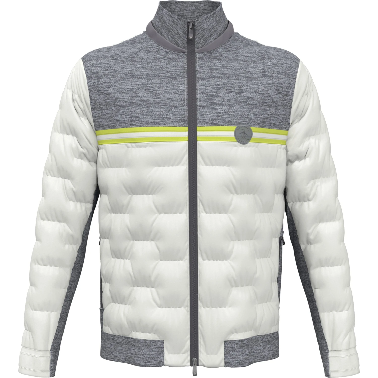 Original Penguin 80's Mixed Media Blocked Golf Jacket