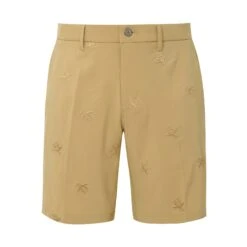 Original Penguin Pete Embroidered Golf Shorts In Prarie Sand