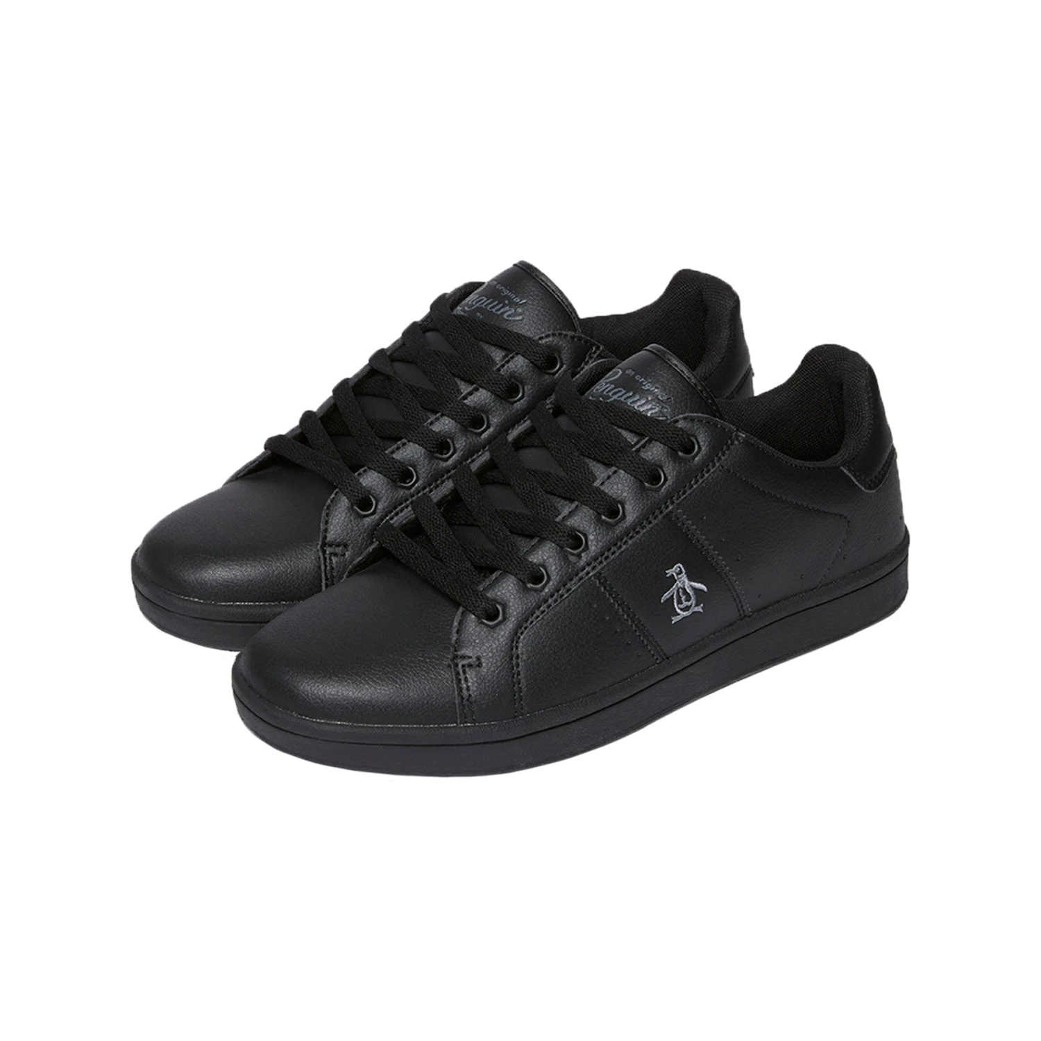 Original Penguin Steadman Trainer In True Black