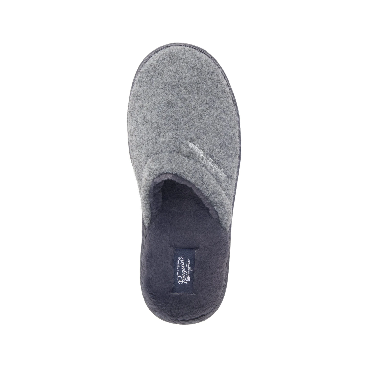 Original Penguin Baloo Slipper In Charcoal Gray - Image 3