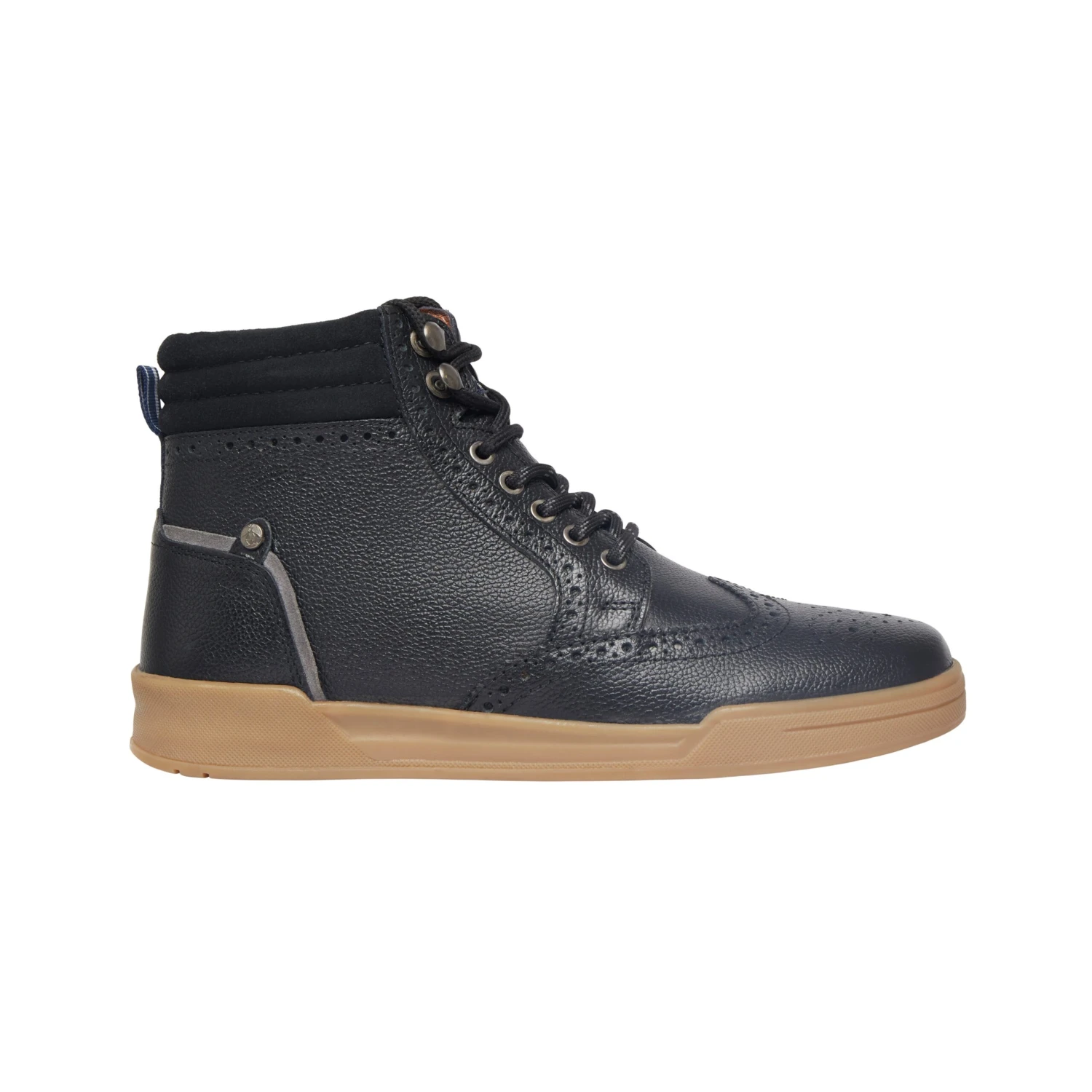 Original Penguin Military Boot In Black - Image 4