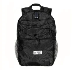 Original Penguin Nessa Rip Stop Backpack With Bungee Cord In Black