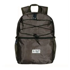 Original Penguin Nessa Rip Stop Backpack With Bungee Cord In Olive