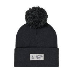 Original Penguin Mathew Classic Bobble Hat In Black