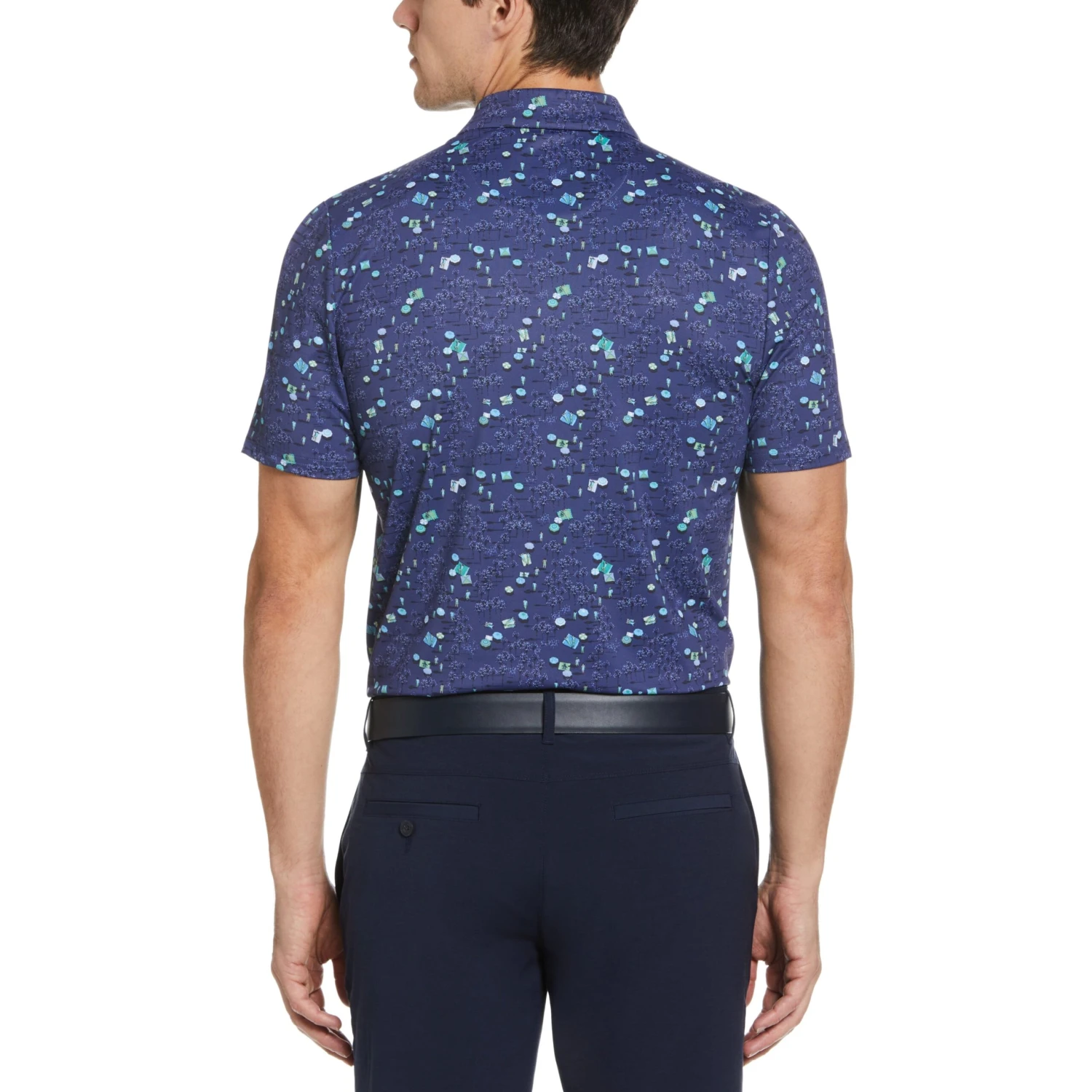 Original Penguin Pete In The Park Print Golf Polo - Image 2