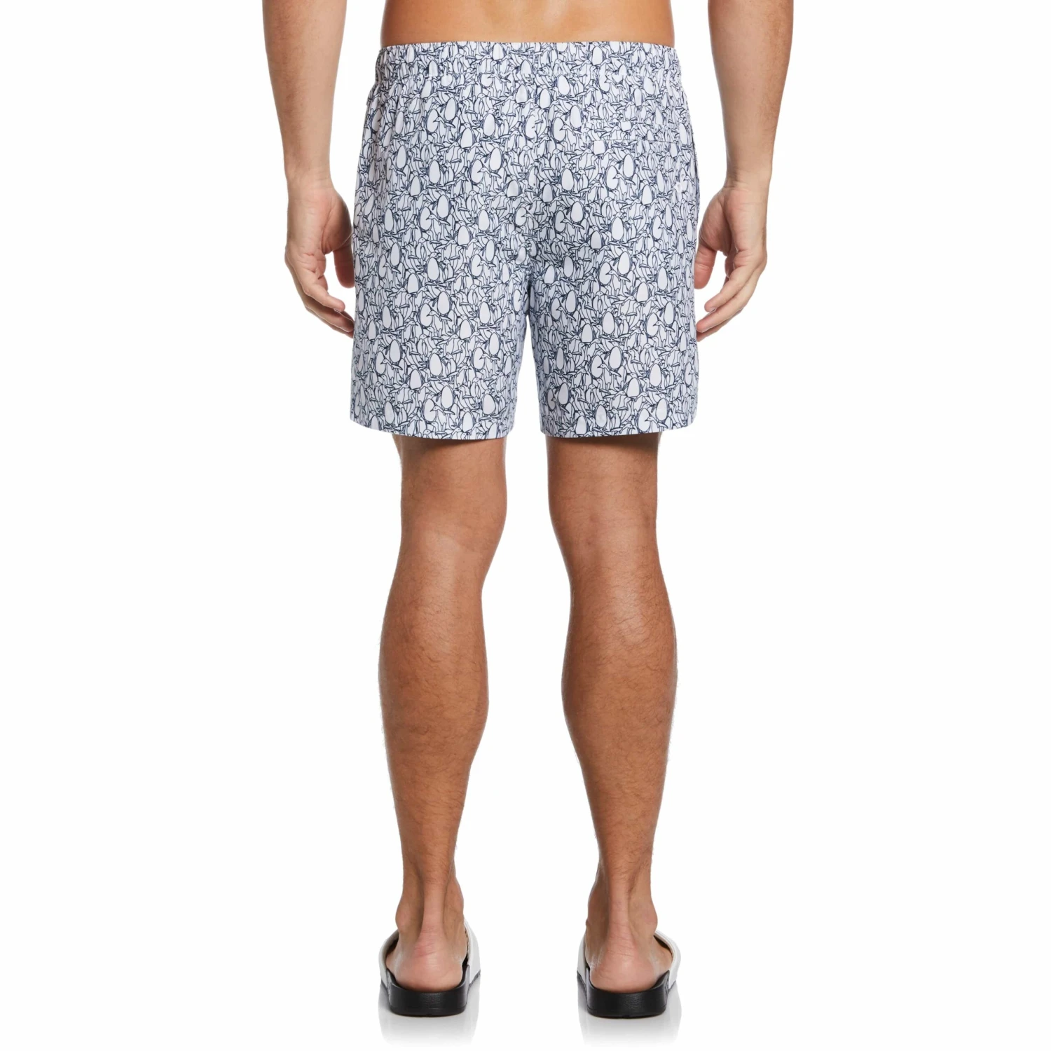 Original Penguin Pete Print Swim Shorts - Image 2