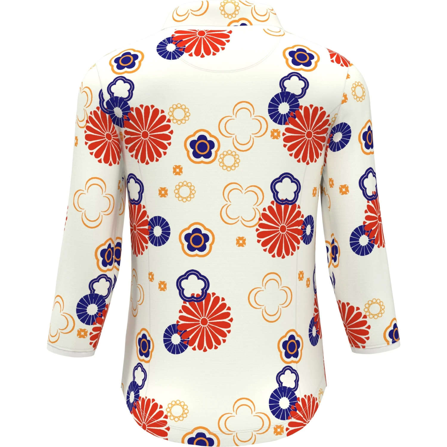 Original Penguin Women's Retro Floral Printed Golf Polo - Image 2