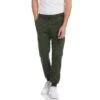 Original Penguin Tapered Cargo Jogger In Military Green