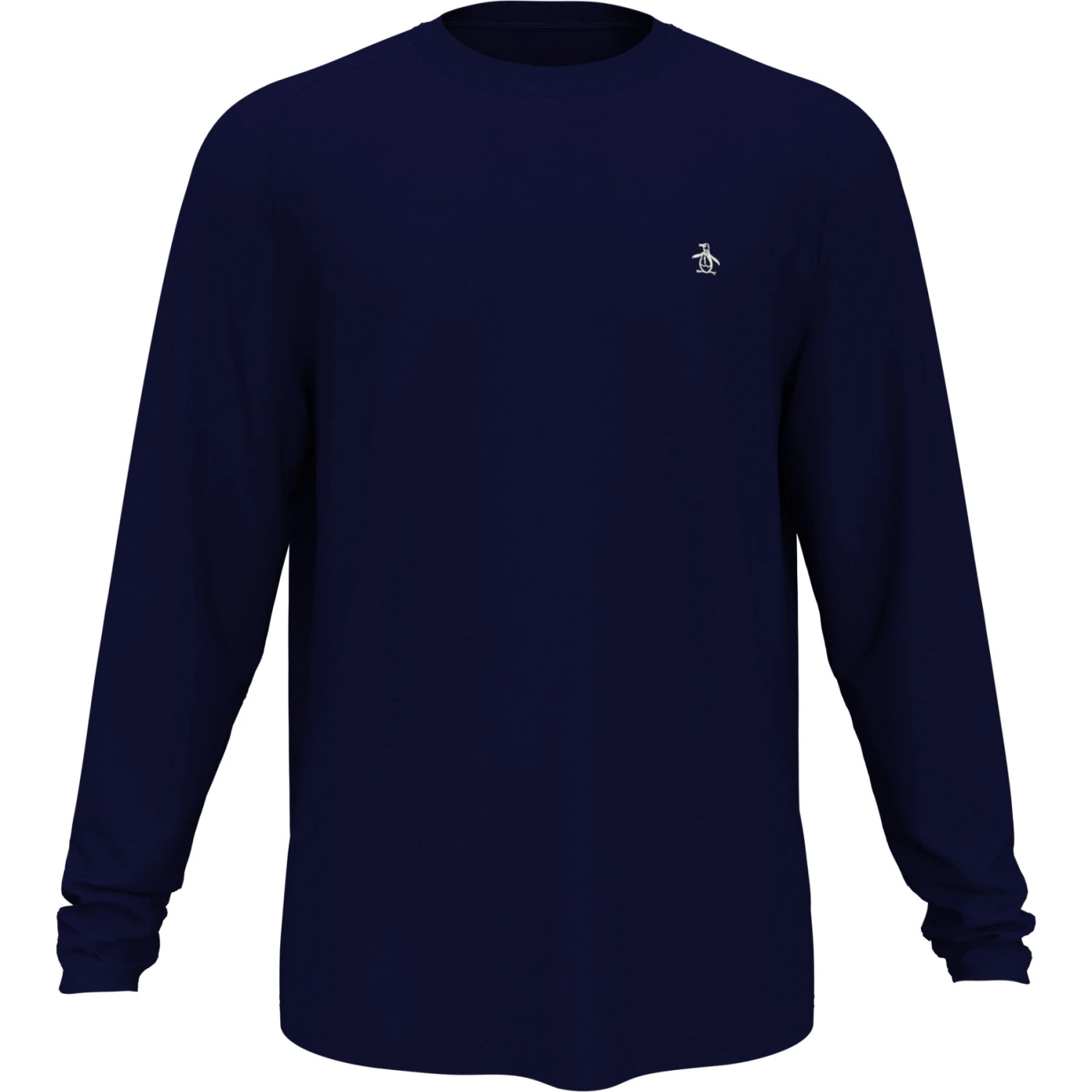 Original Penguin Raglan Performance Tennis T-Shirt In Black Iris - Image 3