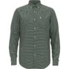 Original Penguin Long Sleeve All Over Print Poplin Shirt In Laurel Wreath
