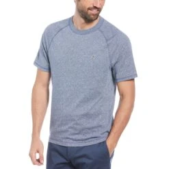 Original Penguin Jaspe Raglan T-Shirt In Dress Bl Jasper Heather