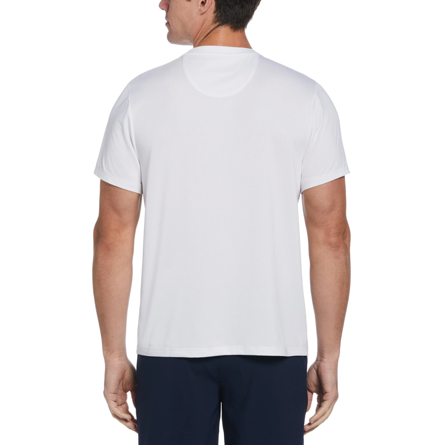 Original Penguin 80S Stripe Graphic Tennis T-Shirt In Bright White - Image 2