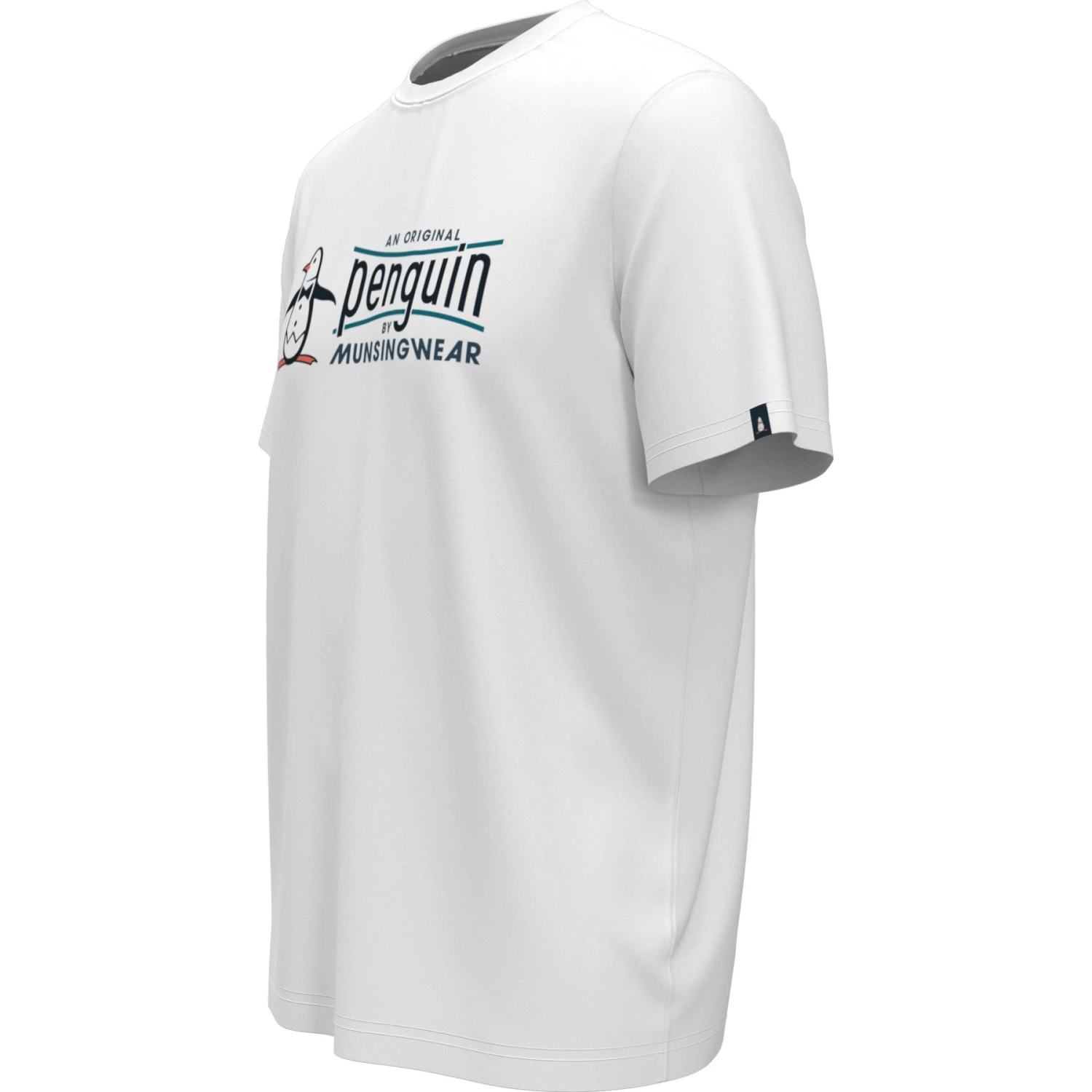 Original Penguin TV Pete Graphic Print T-Shirt In Bright White - Image 5