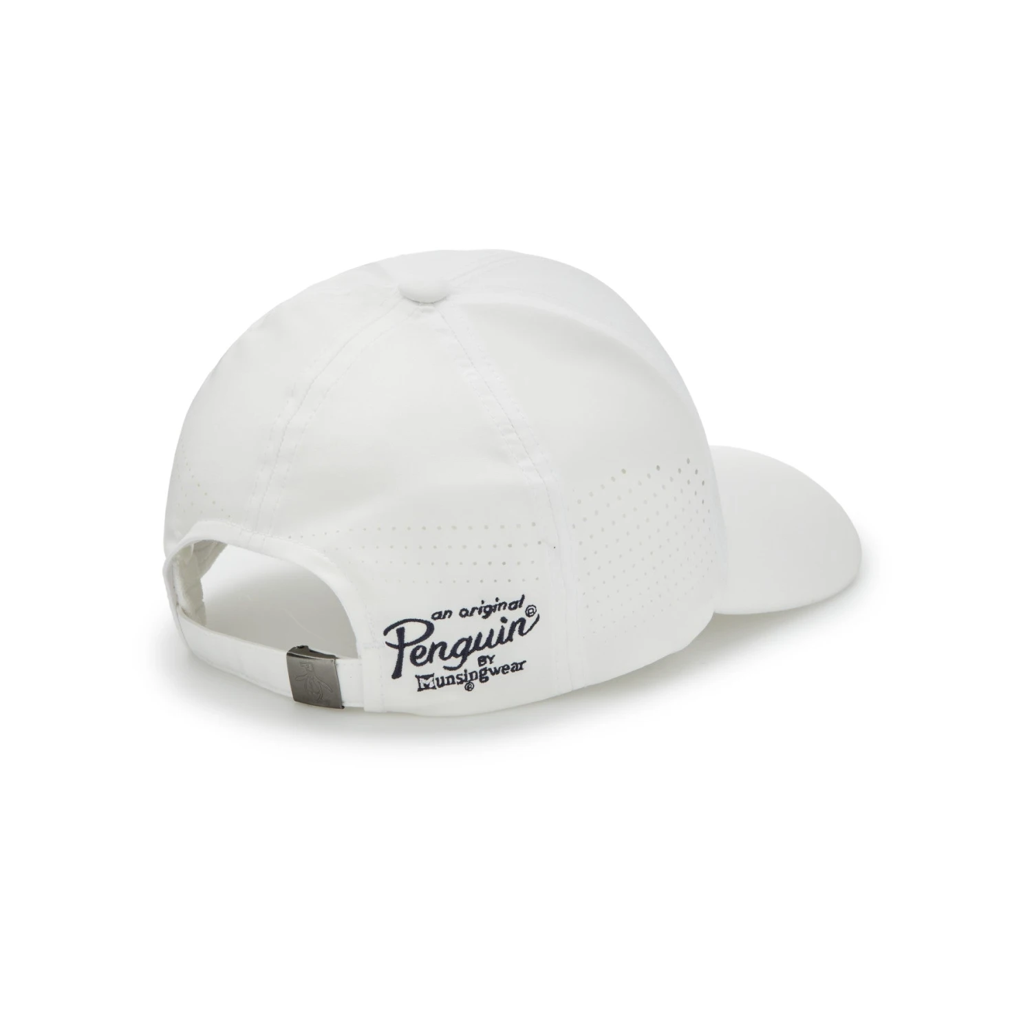 Original Penguin Country Club Perforated Golf Cap In Bright White - Image 2