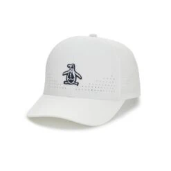 Original Penguin Country Club Perforated Golf Cap In Bright White