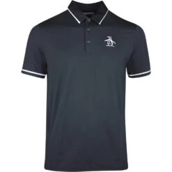 Original Penguin Golf Shirt - Tour Heritage - Caviar AW23
