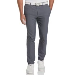 Original Penguin Flat Front Solid Golf Trousers In Quiet Shade