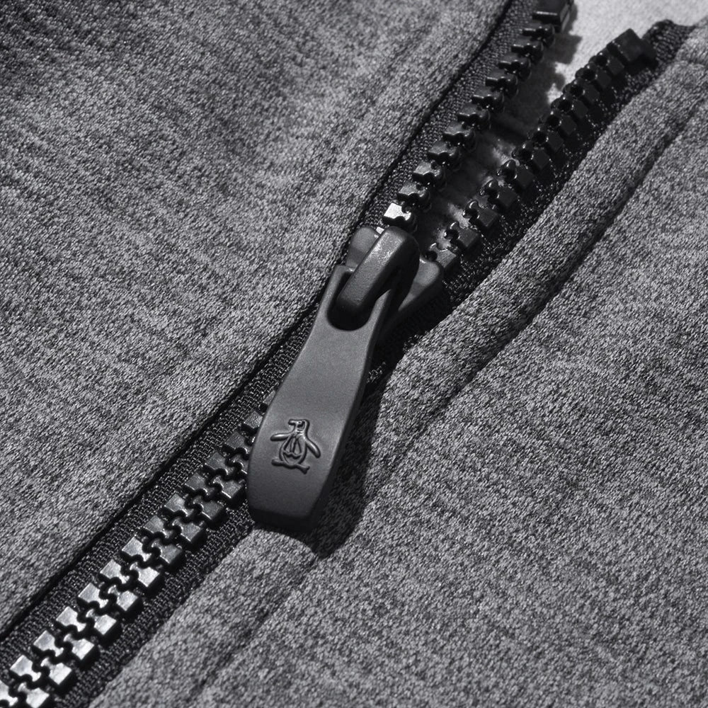 Original Penguin Golf Jumper - 80's Tech Bomber FZ - Caviar AW23 - Image 5