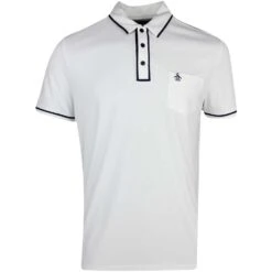 Original Penguin Golf Shirt - Performance Earl - Bright White AW23