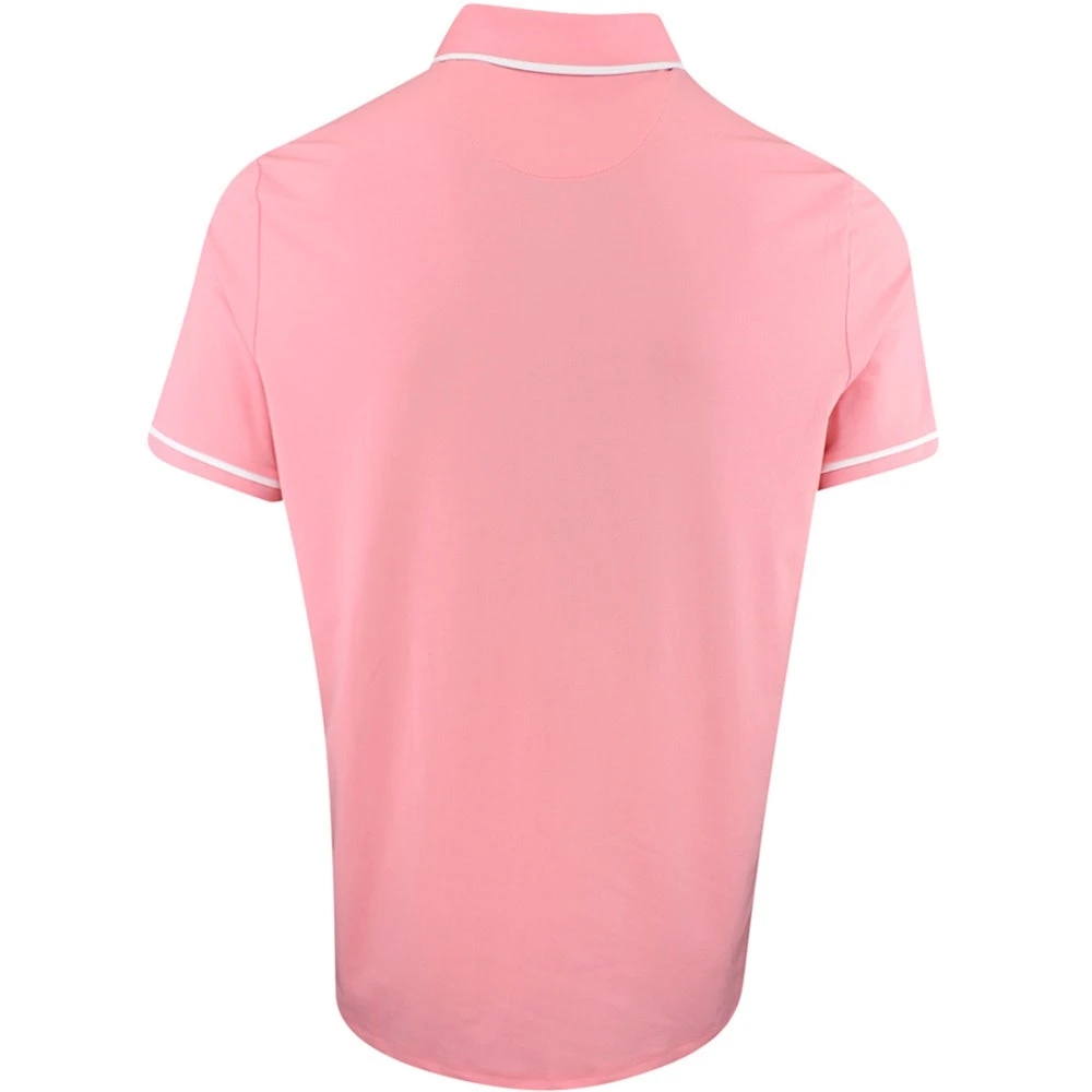Original Penguin Golf Shirt - Tour Heritage Polo - Strawberry AW23 - Image 3