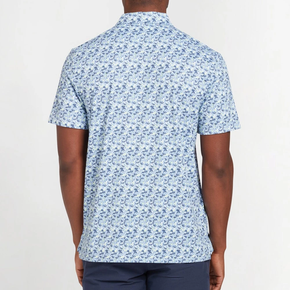 Original Penguin Golf Shirt - Tour Umbrella Print - Astral Night SS23 - Image 7