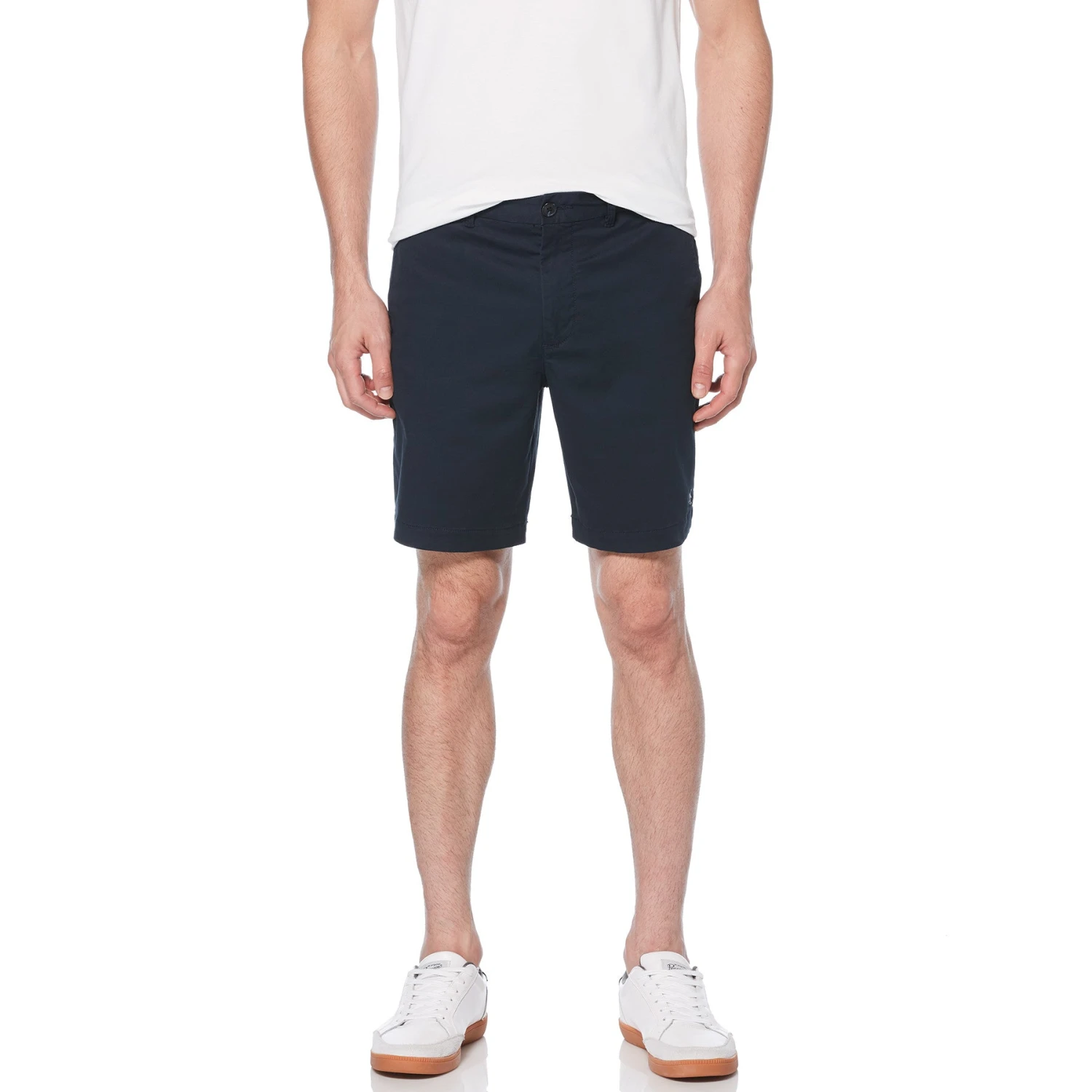Original Penguin Organic Cotton P55 Stretch Shorts In Dark Sapphire