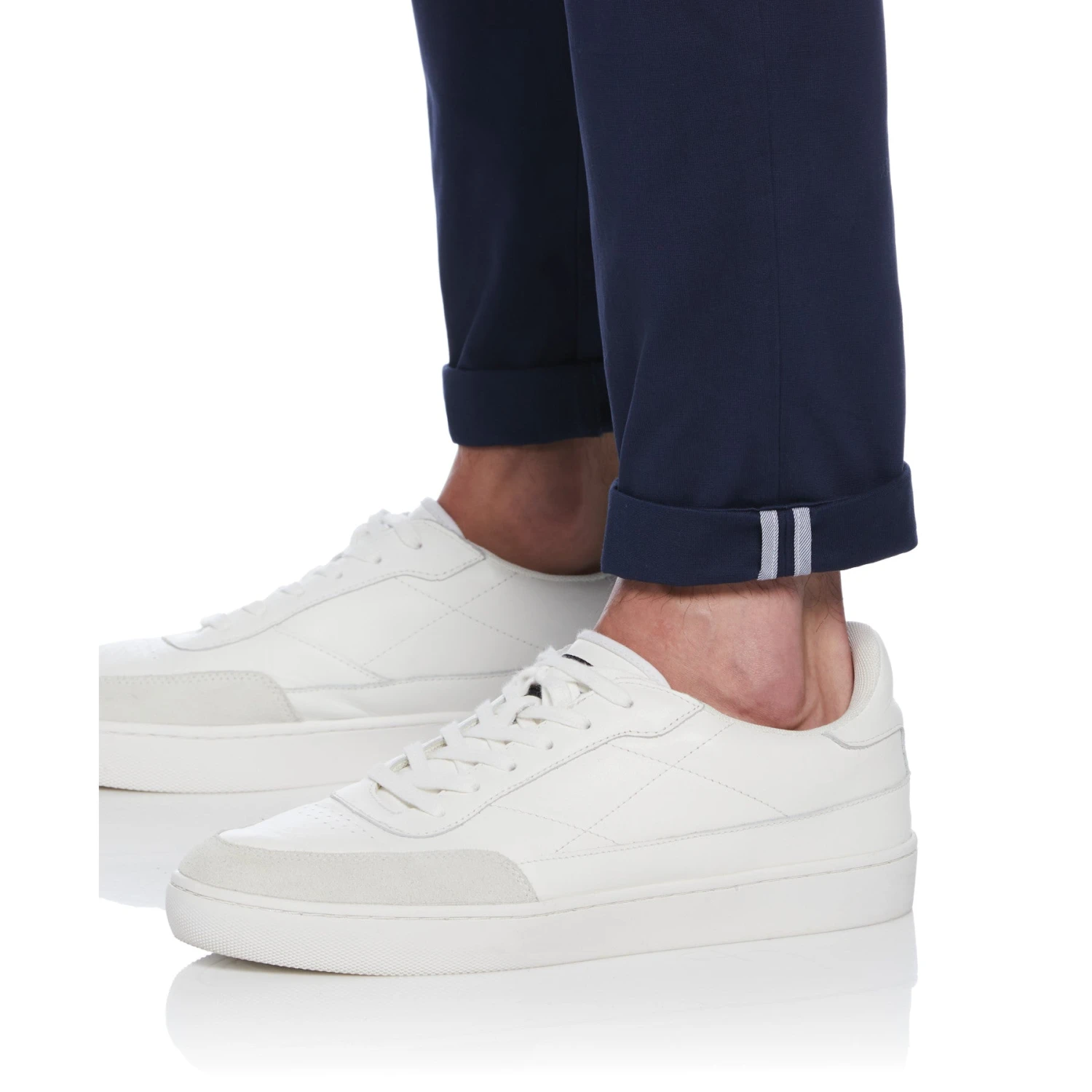 Original Penguin Bedford Cord Slim Fit Chino Trousers In Dark Sapphire - Image 3