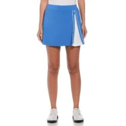 Original Penguin Women's Asymmetrical Golf Skort In Nebulas Blue