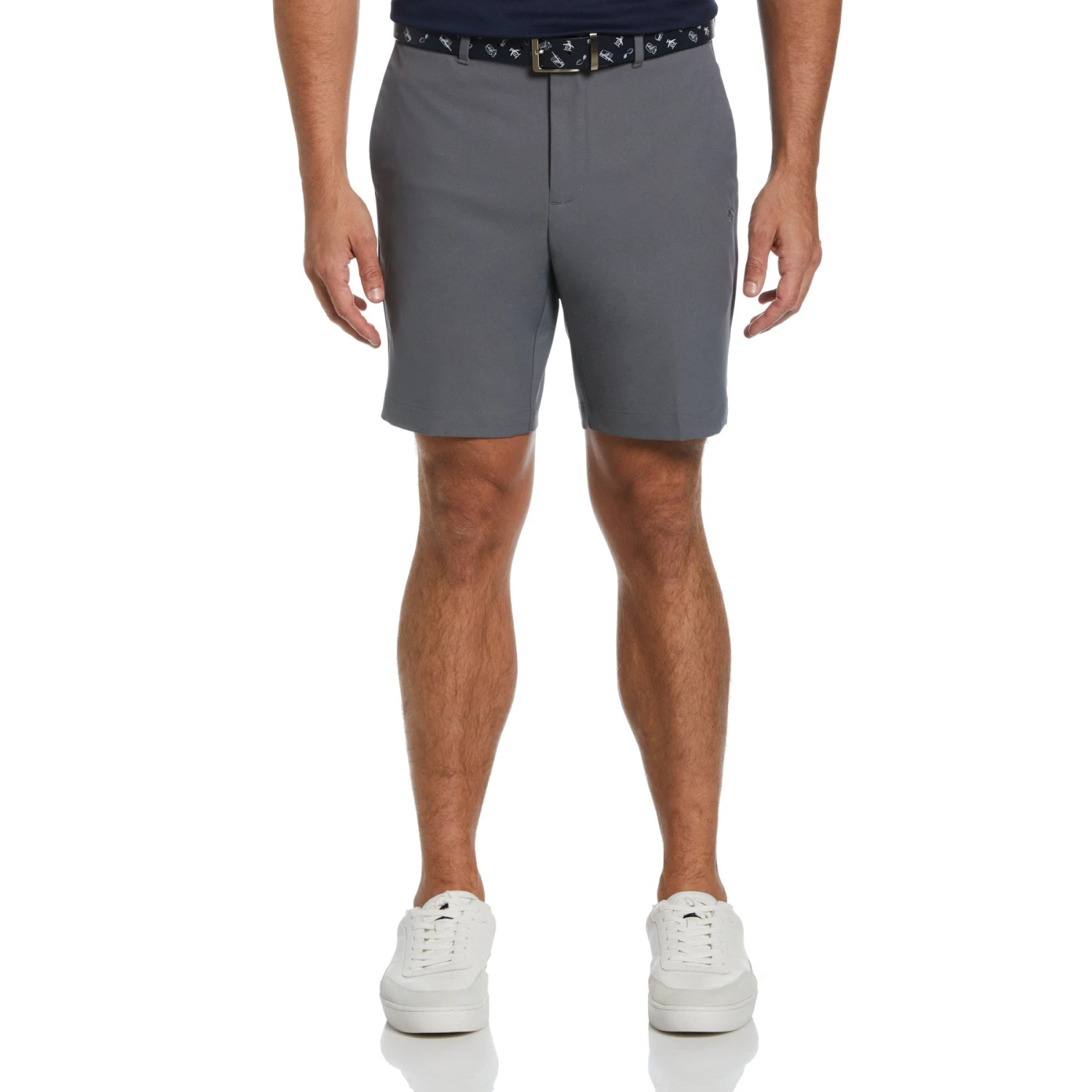 Original Penguin Flat Front Solid Golf Shorts In Quiet Shade
