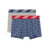 Original Penguin 2 Pack Penguin Pete All Over Print Underwear In Navy And Grey Marl