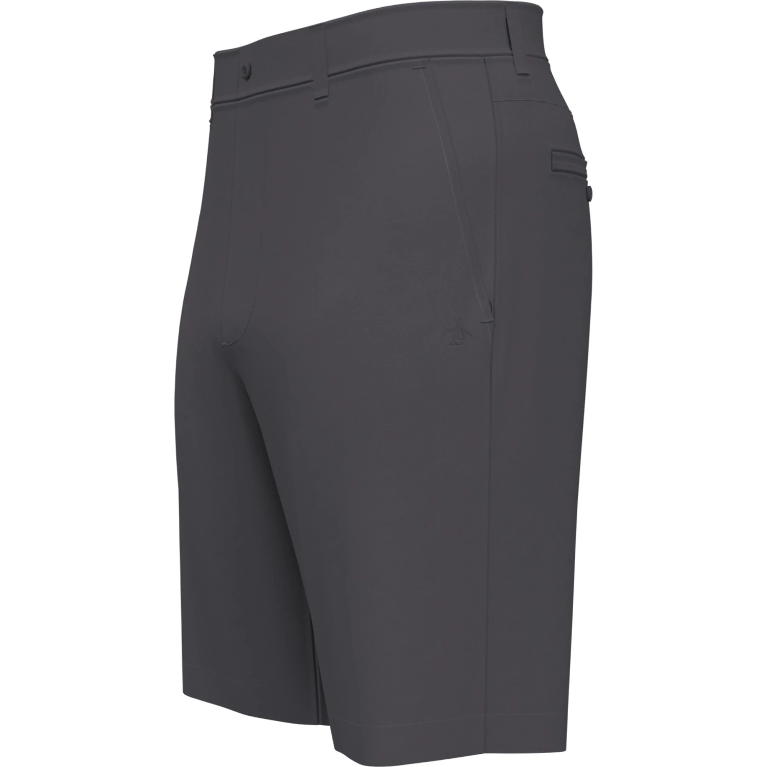 Original Penguin Flat Front Solid Golf Shorts In Quiet Shade - Image 5