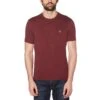 Original Penguin Pin Point Organic Cotton Embroidered Logo T-Shirt In Tawny Port